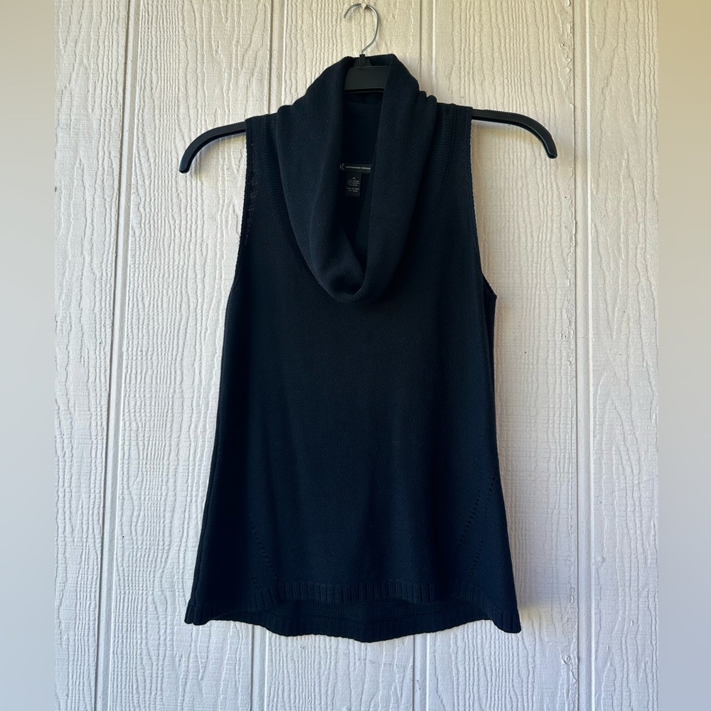 INC Cowl Neck Sleeveless Top